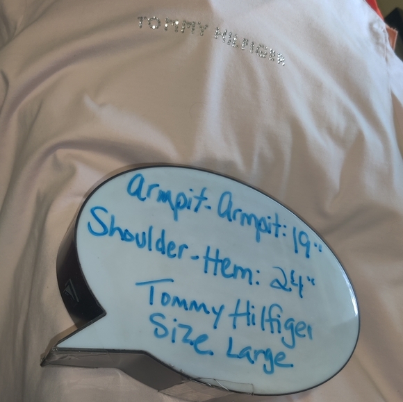 🗺️ Tommy Hilfiger Pretty pink Bling Logo T-Shirt - Picture 10 of 10